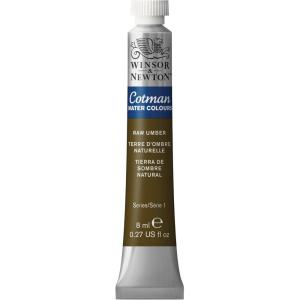 Winsor & Newton Cotman Watercolor Paint, Half Pan, Alizarin Crimson Hue(Raw Umber)