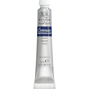 Winsor & Newton Cotman Watercolor Paint, Half Pan, Alizarin Crimson Hue(Silver)