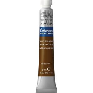 Winsor & Newton Cotman Watercolor Paint, Half Pan, Alizarin Crimson Hue(Vandyke Brown)