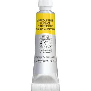Winsor & Newton Professional Watercolor, 14ml (0.47-oz) Tube, Lemon Yellow Deep(Aureolin Hue)