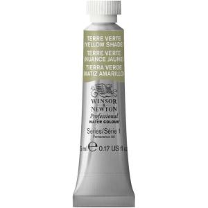 Winsor & Newton Professional Watercolor, 14ml (0.47-oz) Tube, Lemon Yellow Deep(Terre Verte (Yellow Shade))