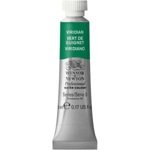 Winsor & Newton Professional Watercolor, 14ml (0.47-oz) Tube, Lemon Yellow Deep(Viridian)