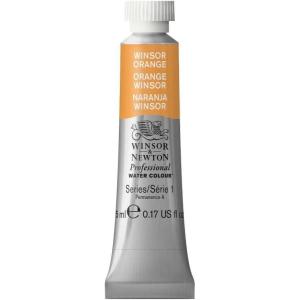 Winsor & Newton Professional Watercolor, 14ml (0.47-oz) Tube, Lemon Yellow Deep(Winsor Orange)