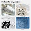 ARTISTRO 2 White Dual-Tip Fabric Markers – Fabric Decorating Kit – Permanent for Clothes – Acrylic Paint Pens for Sneakers, Bags, Shoes, Textile, Canvas, Sewing, Craft, DIY – Brush and Fine Tip(2)