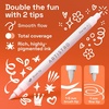ARTISTRO 36 White Acrylic Paint Markers – Paint Pens for Drawing – For Fabric, Rock, Glass, Wood, Molds – Arts & Crafts Gift for Adults, Teens, Kids, Classroom Must Haves & School Supplies