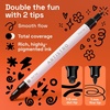 ARTISTRO 12 Metallic Dual-Tip Acrylic Paint Markers – Paint Pens Set with Dot & Fine Tips for Fabric, Rock, Glass, Wood, Coloring Books – Arts & Crafts Gift – Classroom Must Haves & School Supplies(24)