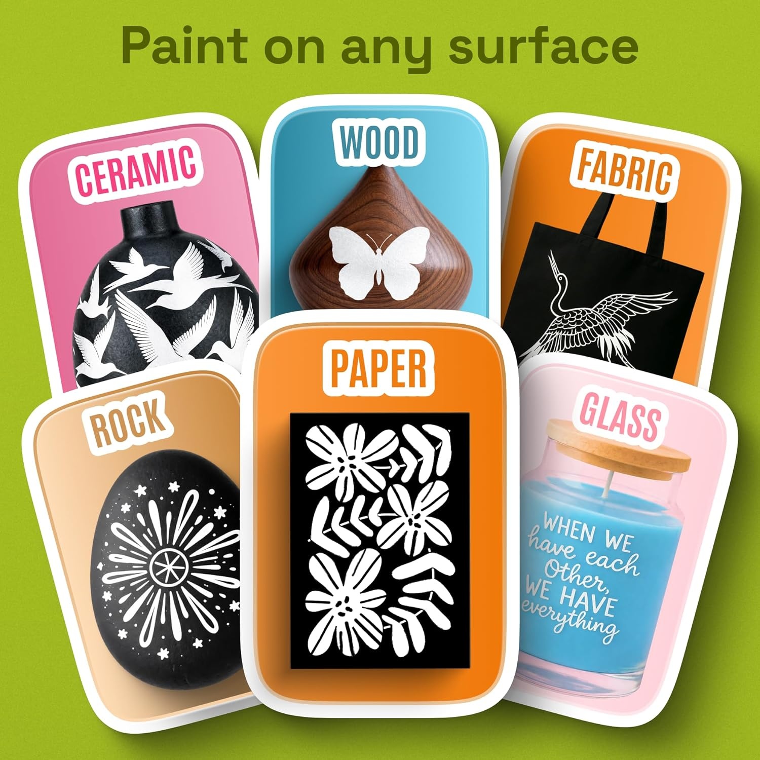 image:imageARTISTRO 72 Acrylic Paint Markers Paint Pens for Drawing For Fabric Rock Glass Wood Molds Arts amp Crafts Gift for Adults Teens Kids Classroom Must Haves amp School SuppliesWhite