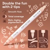 ARTISTRO 72 Acrylic Paint Markers – Paint Pens for Drawing – For Fabric, Rock, Glass, Wood, Molds – Arts & Crafts Gift for Adults, Teens, Kids, Classroom Must Haves & School Supplies(Skin Tones)