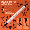 ARTISTRO 72 Acrylic Paint Markers – Paint Pens for Drawing – For Fabric, Rock, Glass, Wood, Molds – Arts & Crafts Gift for Adults, Teens, Kids, Classroom Must Haves & School Supplies(Black)