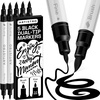ARTISTRO 72 Acrylic Paint Markers – Paint Pens for Drawing – For Fabric, Rock, Glass, Wood, Molds – Arts & Crafts Gift for Adults, Teens, Kids, Classroom Must Haves & School Supplies(Black)