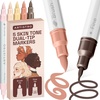 ARTISTRO 72 Acrylic Paint Markers – Paint Pens for Drawing – For Fabric, Rock, Glass, Wood, Molds – Arts & Crafts Gift for Adults, Teens, Kids, Classroom Must Haves & School Supplies(Skin Tones)