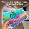 ARTISTRO 24 Watercolors Paint Set – Vivid Colors in a Portable Box – Travel Watercolor Set with Complete Palette