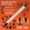ARTISTRO 12 Black Dual-Tip Acrylic Paint Marker Pens for Drawing | For Fabric, Rock, Glass, Wood, & Molds, Arts & Crafts Gift for Adults, Teens, & Kids, Classroom Must Haves & School Supplies