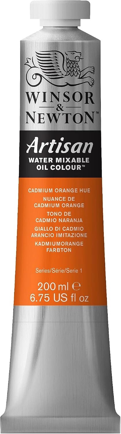 image:imageWinsor amp Newton Artisan Water Mixable Oil Colour 125oz 37ml MagentaCadmium Orange Hue