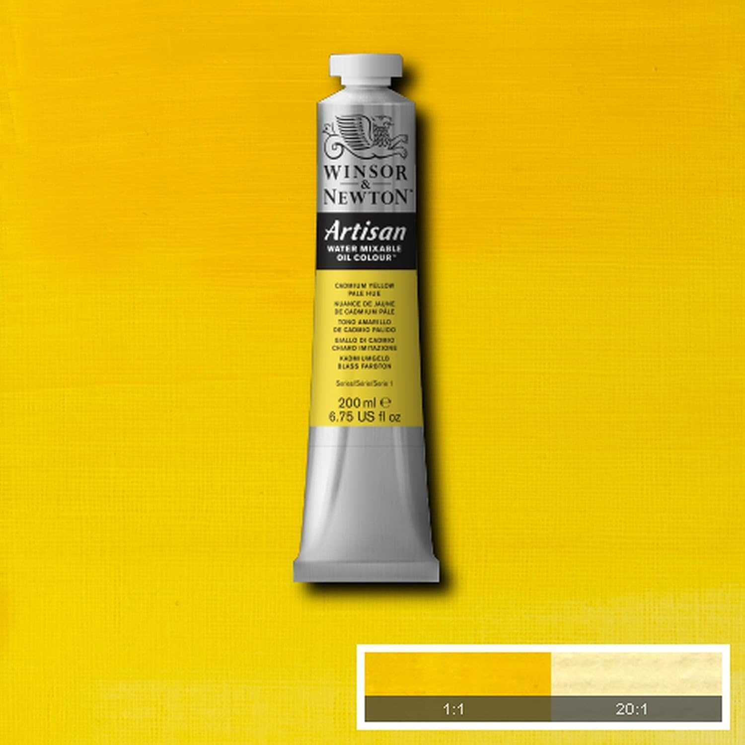 image:imageWinsor amp Newton Artisan Water Mixable Oil Colour 125oz 37ml MagentaCadmium Yellow Pale Hue