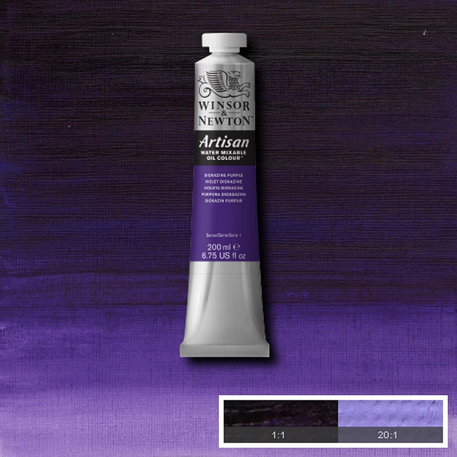 image:imageWinsor amp Newton Artisan Water Mixable Oil Colour 125oz 37ml MagentaDioxazine Purple
