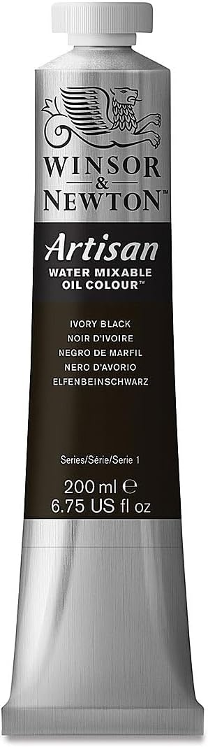 image:imageWinsor amp Newton Artisan Water Mixable Oil Colour 125oz 37ml MagentaIvory Black