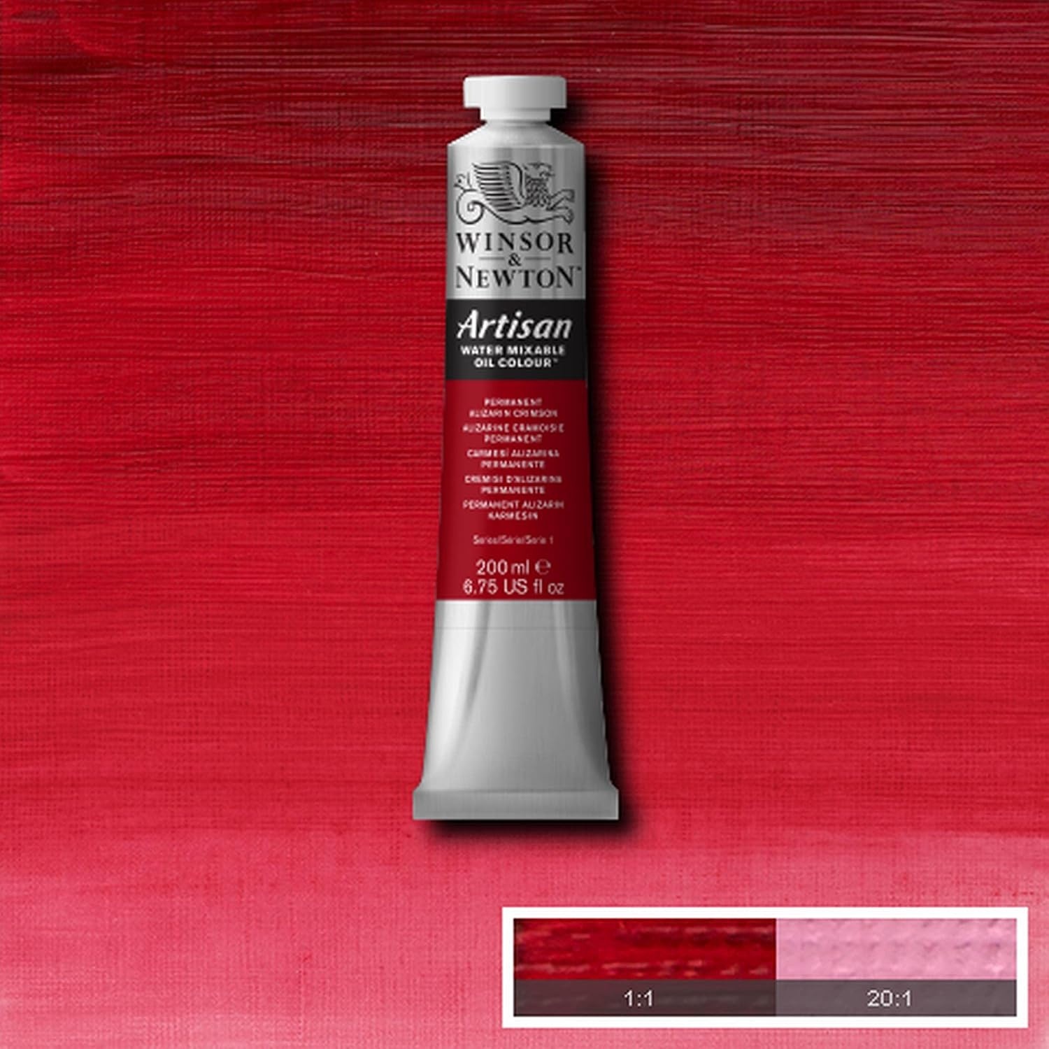 image:imageWinsor amp Newton Artisan Water Mixable Oil Colour 125oz 37ml MagentaPermanent Alizarin Crimson