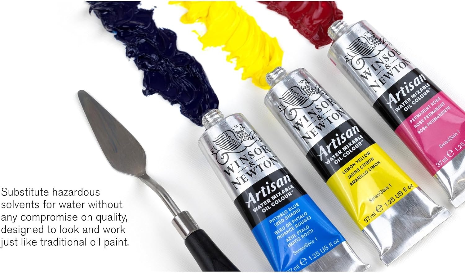 image:imageWinsor amp Newton Artisan Water Mixable Oil Colour 125oz 37ml MagentaPermanent Alizarin Crimson