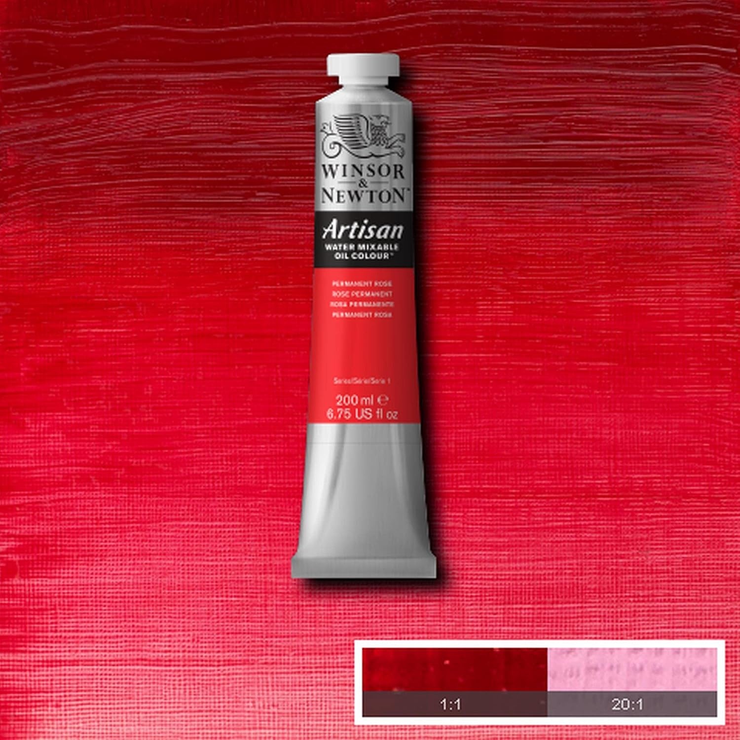 image:imageWinsor amp Newton Artisan Water Mixable Oil Colour 125oz 37ml MagentaPermanent Rose