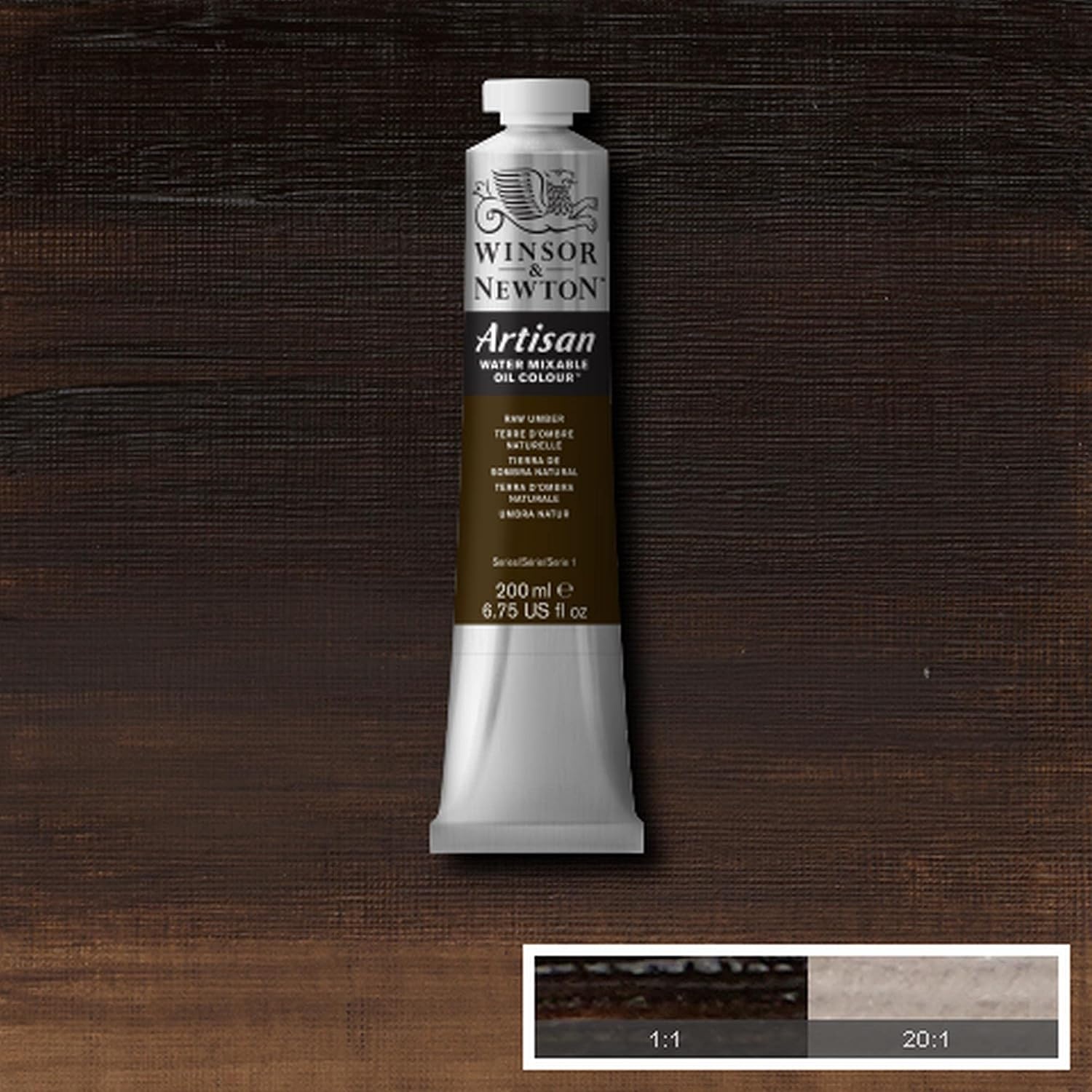image:imageWinsor amp Newton Artisan Water Mixable Oil Colour 125oz 37ml MagentaRaw Umber