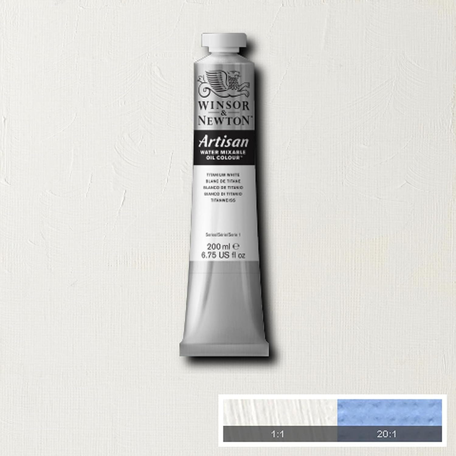image:imageWinsor amp Newton Artisan Water Mixable Oil Colour 125oz 37ml MagentaTitanium White