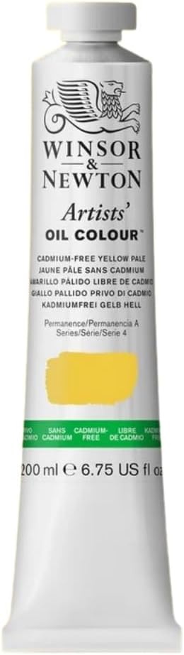image:imageWinsor amp Newton Artists Oil Paint 37ml Tube Burnt SiennaCadmiumfree Yellow Pale