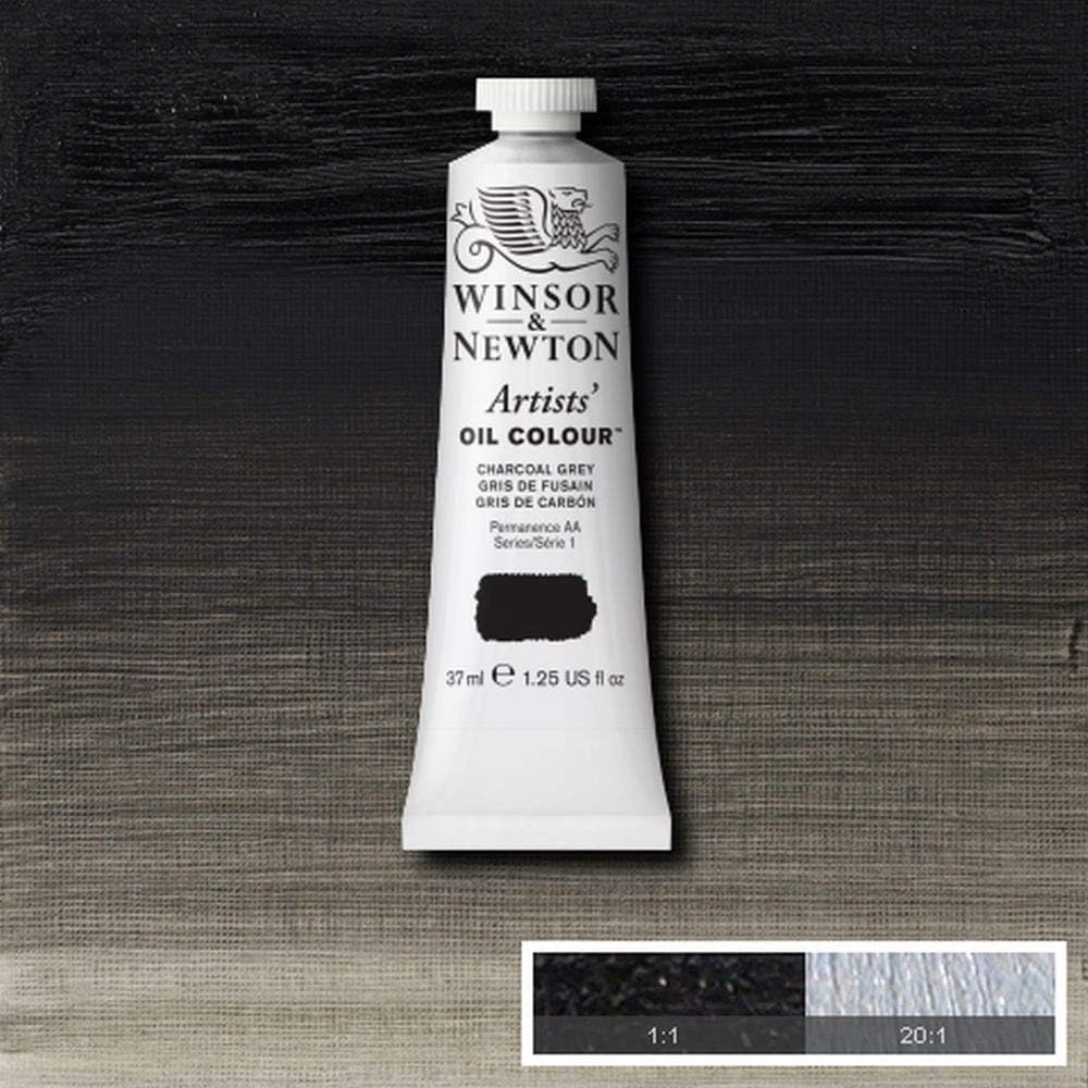 image:imageWinsor amp Newton Artists Oil Paint 37ml Tube Burnt SiennaCharcoal Grey