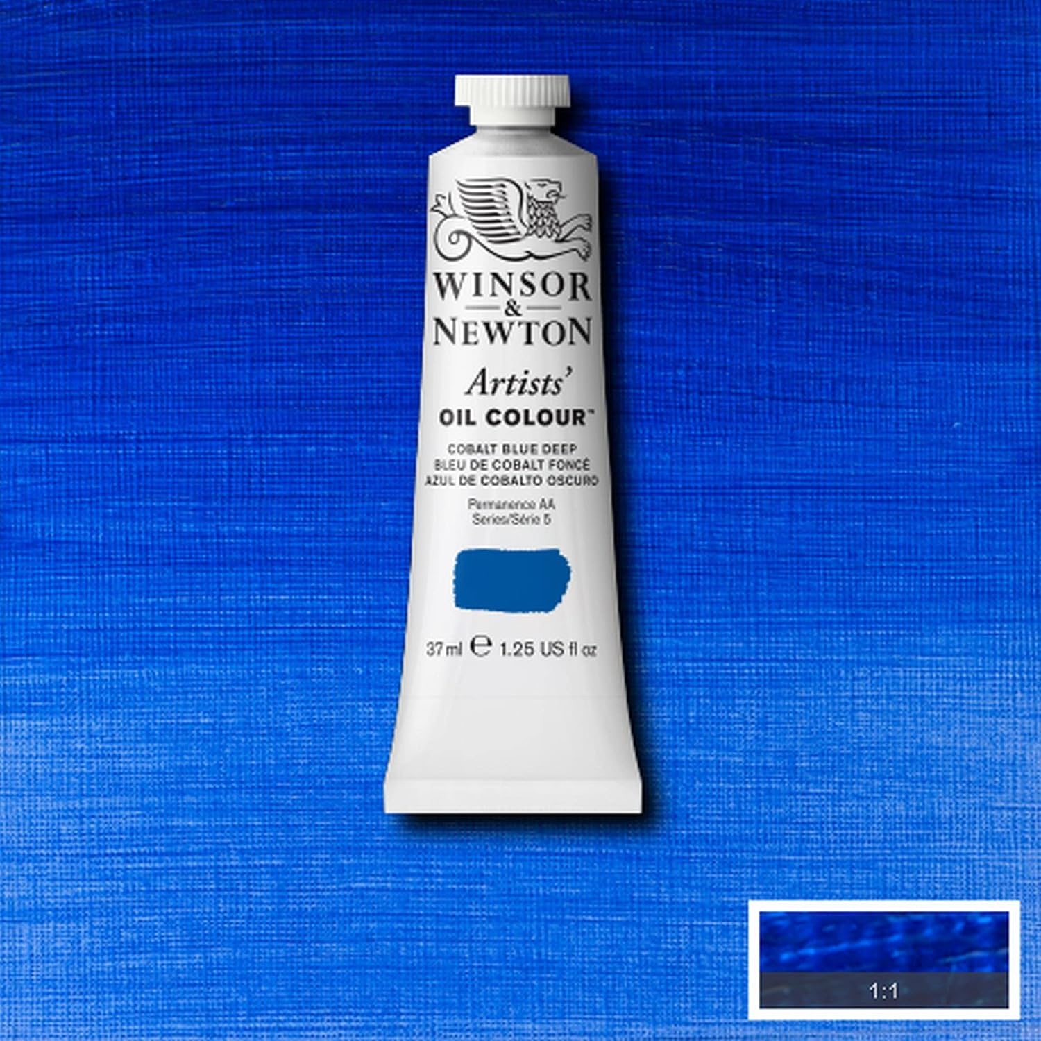 image:imageWinsor amp Newton Artists Oil Paint 37ml Tube Burnt SiennaCobalt Blue Deep