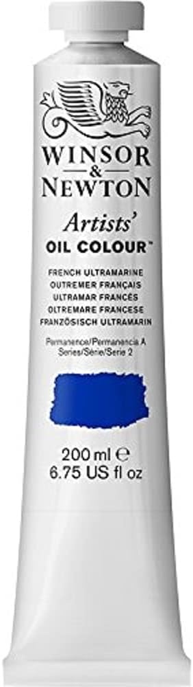 image:imageWinsor amp Newton Artists Oil Paint 37ml Tube Burnt SiennaFrench Ultramarine
