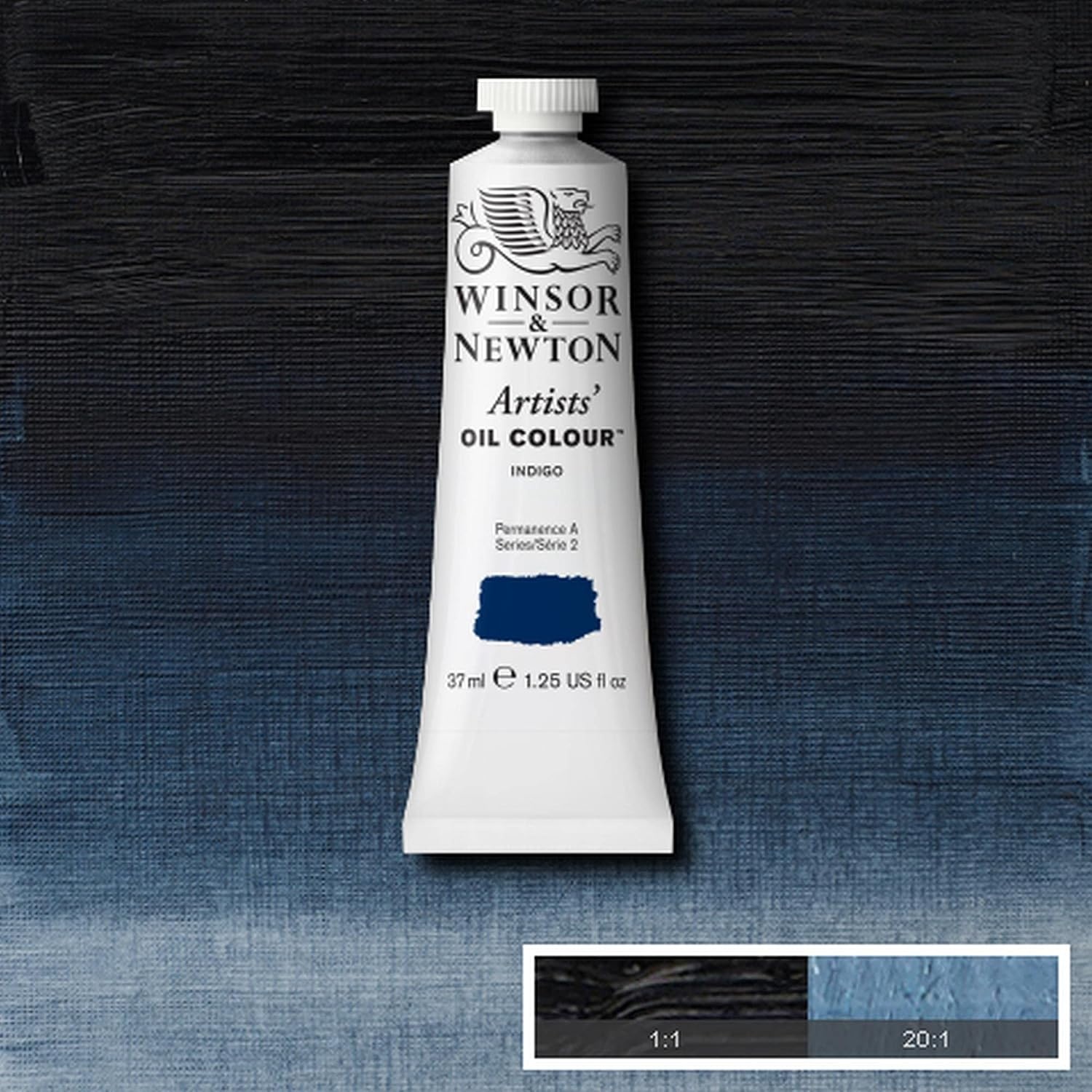 image:imageWinsor amp Newton Artists Oil Paint 37ml Tube Burnt SiennaIndigo