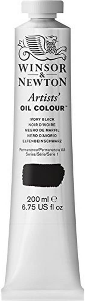 image:imageWinsor amp Newton Artists Oil Paint 37ml Tube Burnt SiennaIvory Black