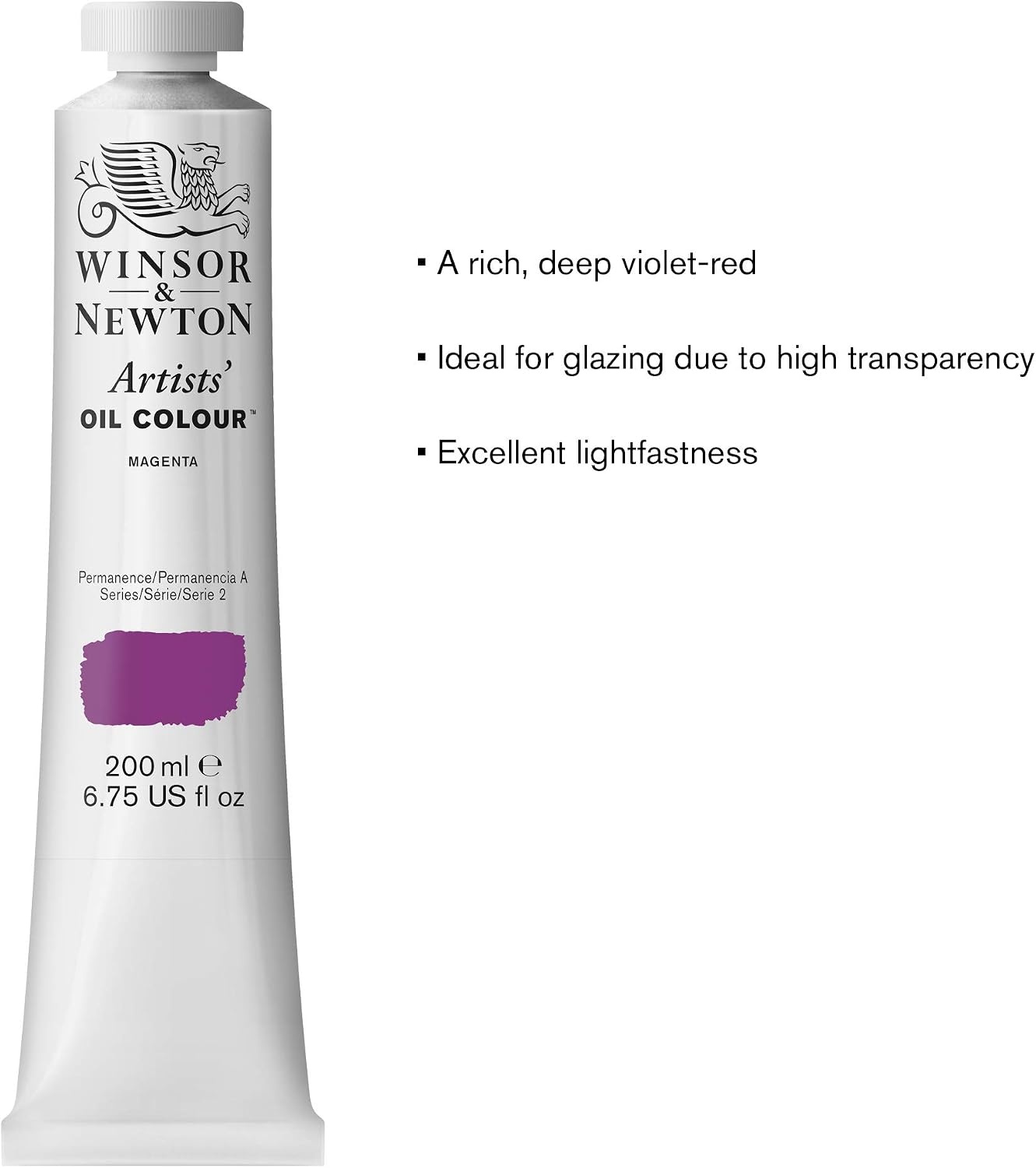 image:imageWinsor amp Newton Artists Oil Paint 37ml Tube Burnt SiennaMagenta