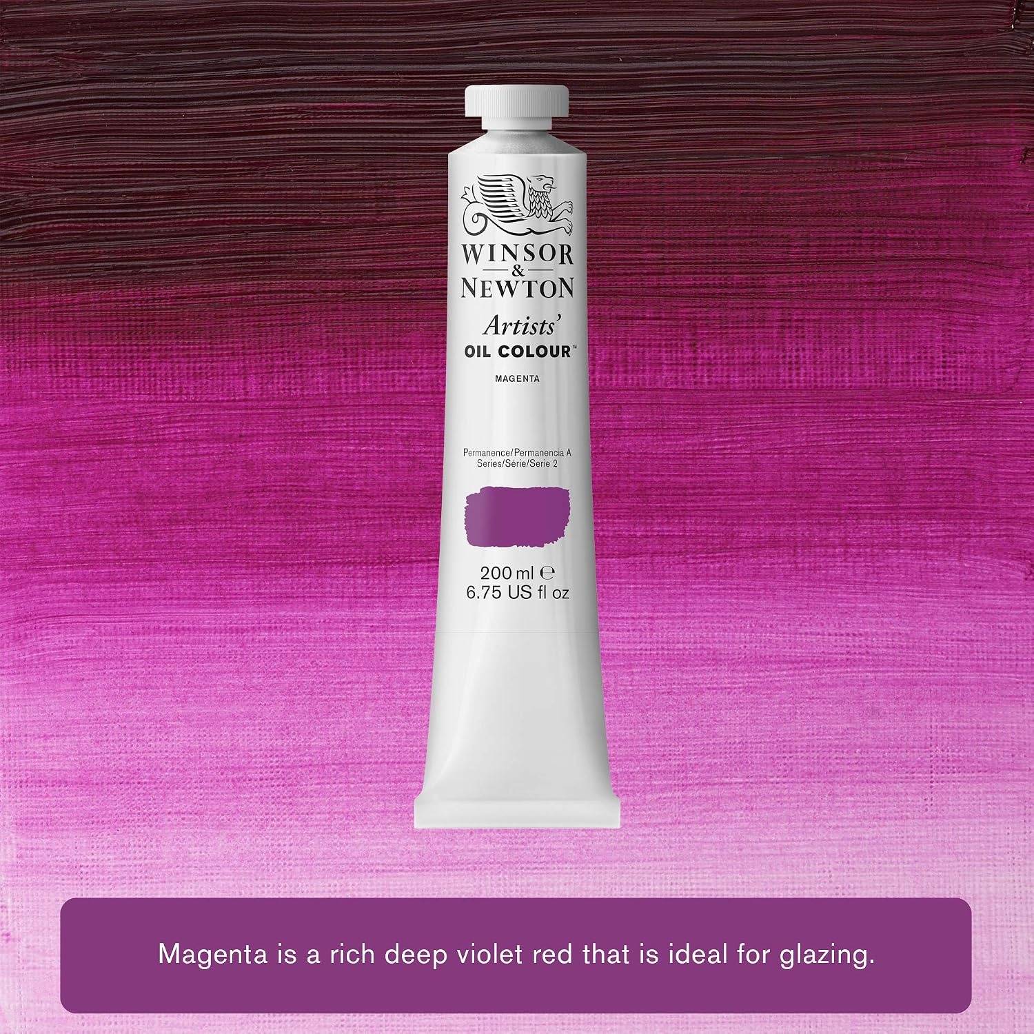 image:imageWinsor amp Newton Artists Oil Paint 37ml Tube Burnt SiennaMagenta