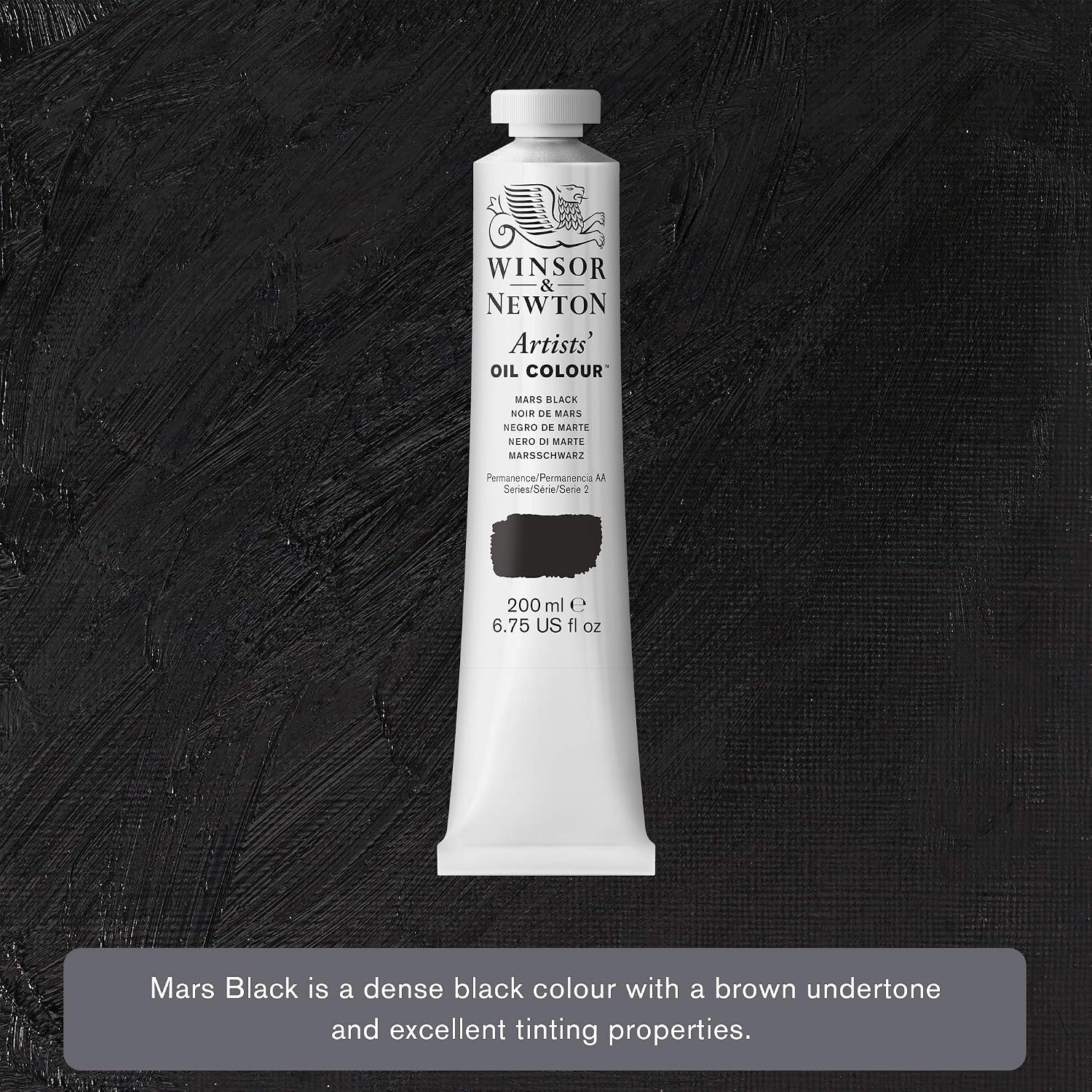 image:imageWinsor amp Newton Artists Oil Paint 37ml Tube Burnt SiennaMars Black