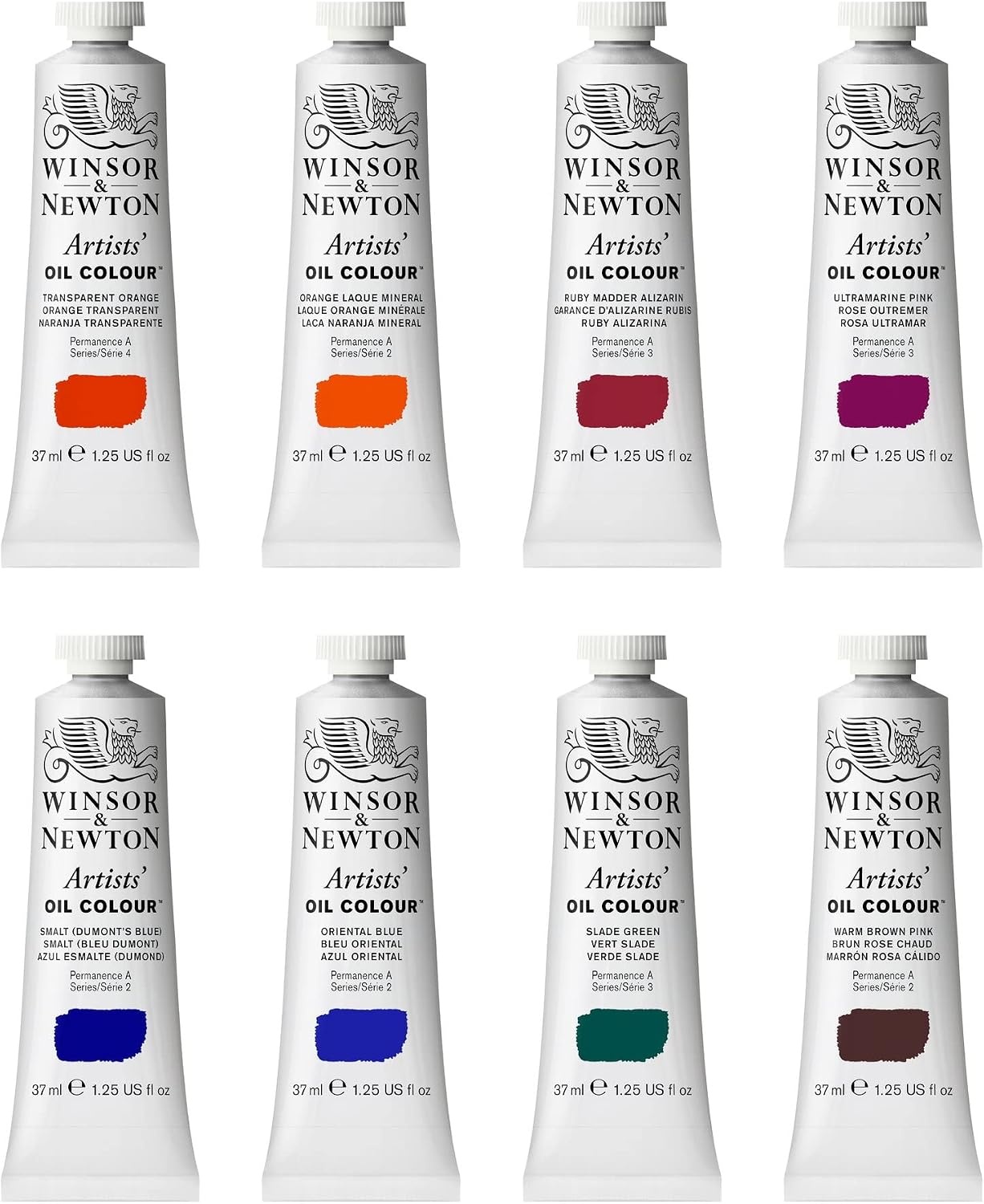 image:imageWinsor amp Newton Artists Oil Paint 37ml Tube Burnt SiennaMineral Green Deep