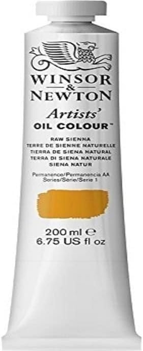 image:imageWinsor amp Newton Artists Oil Paint 37ml Tube Burnt SiennaRaw Sienna