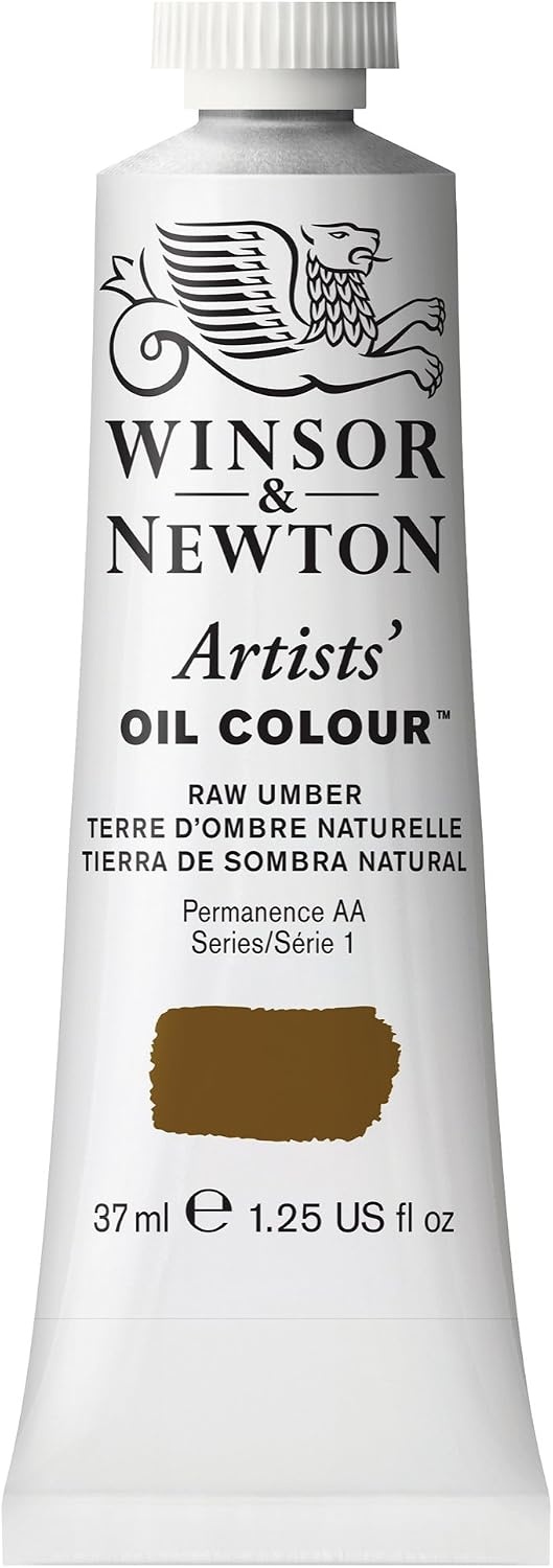 image:imageWinsor amp Newton Artists Oil Paint 37ml Tube Burnt SiennaRaw Umber