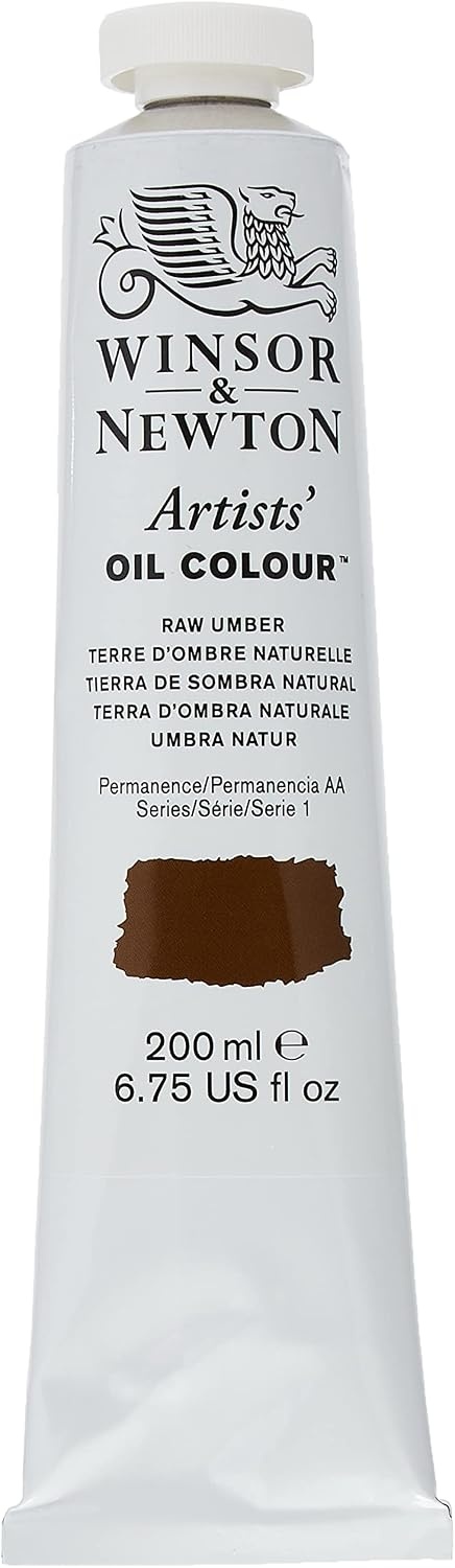 image:imageWinsor amp Newton Artists Oil Paint 37ml Tube Burnt SiennaRaw Umber