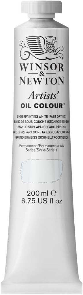 image:imageWinsor amp Newton Artists Oil Paint 37ml Tube Burnt SiennaUnderpainting White
