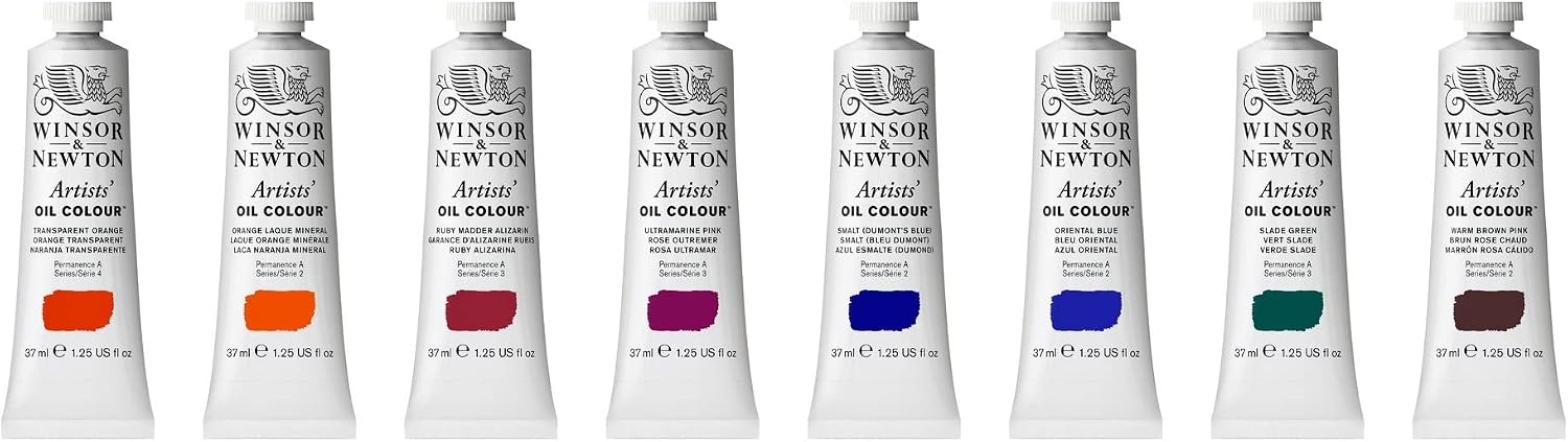 image:imageWinsor amp Newton Artists Oil Paint 37ml Tube Burnt SiennaWarm Brown Pink