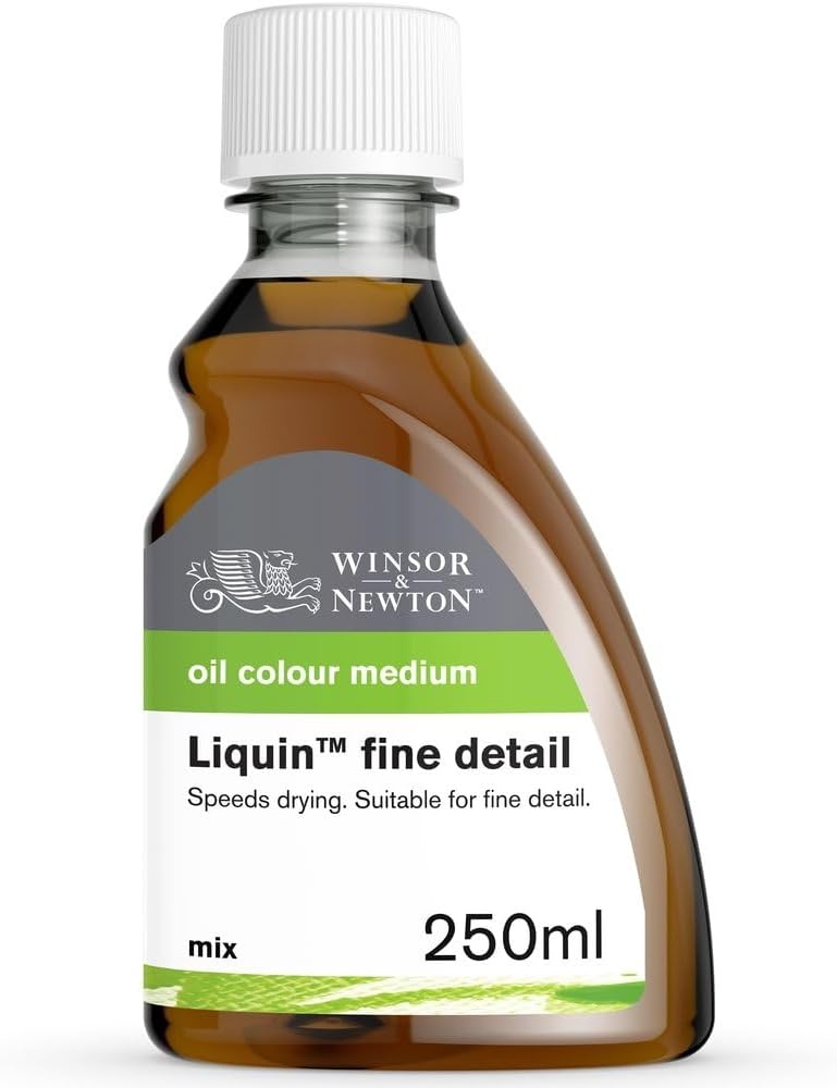 image:imageWinsor amp Newton Cold Pressed Linseed Oil 250ml 84oz BottleLiquin Fine Detail