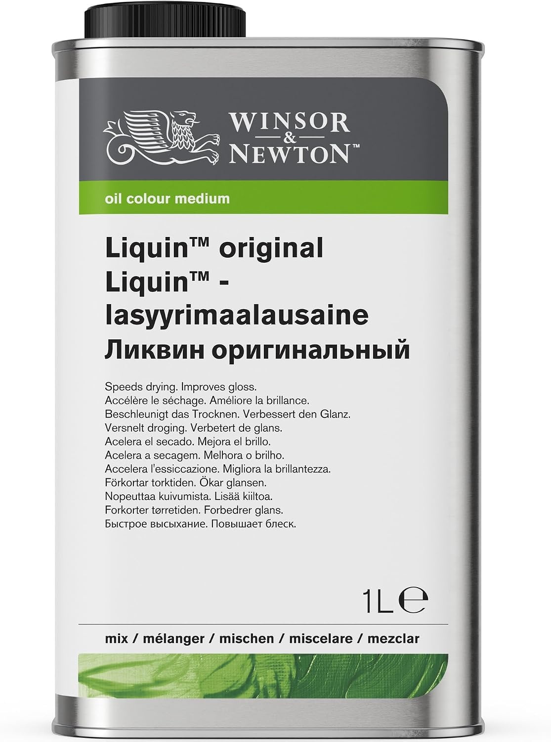 image:imageWinsor amp Newton Cold Pressed Linseed Oil 250ml 84oz BottleLiquin Original