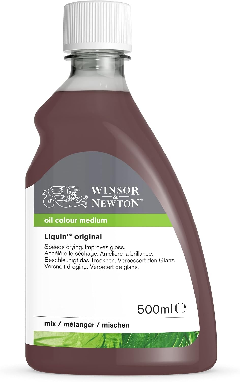 image:imageWinsor amp Newton Cold Pressed Linseed Oil 250ml 84oz BottleLiquin Original