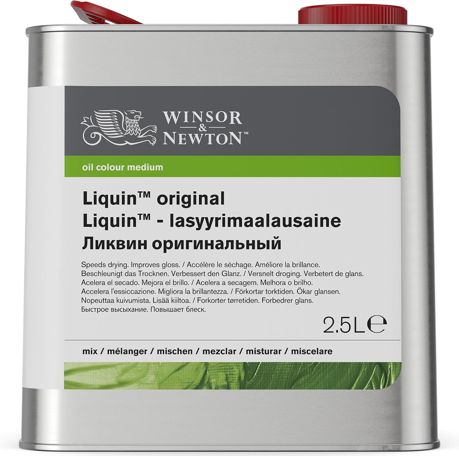 image:imageWinsor amp Newton Cold Pressed Linseed Oil 250ml 84oz BottleLiquin Original