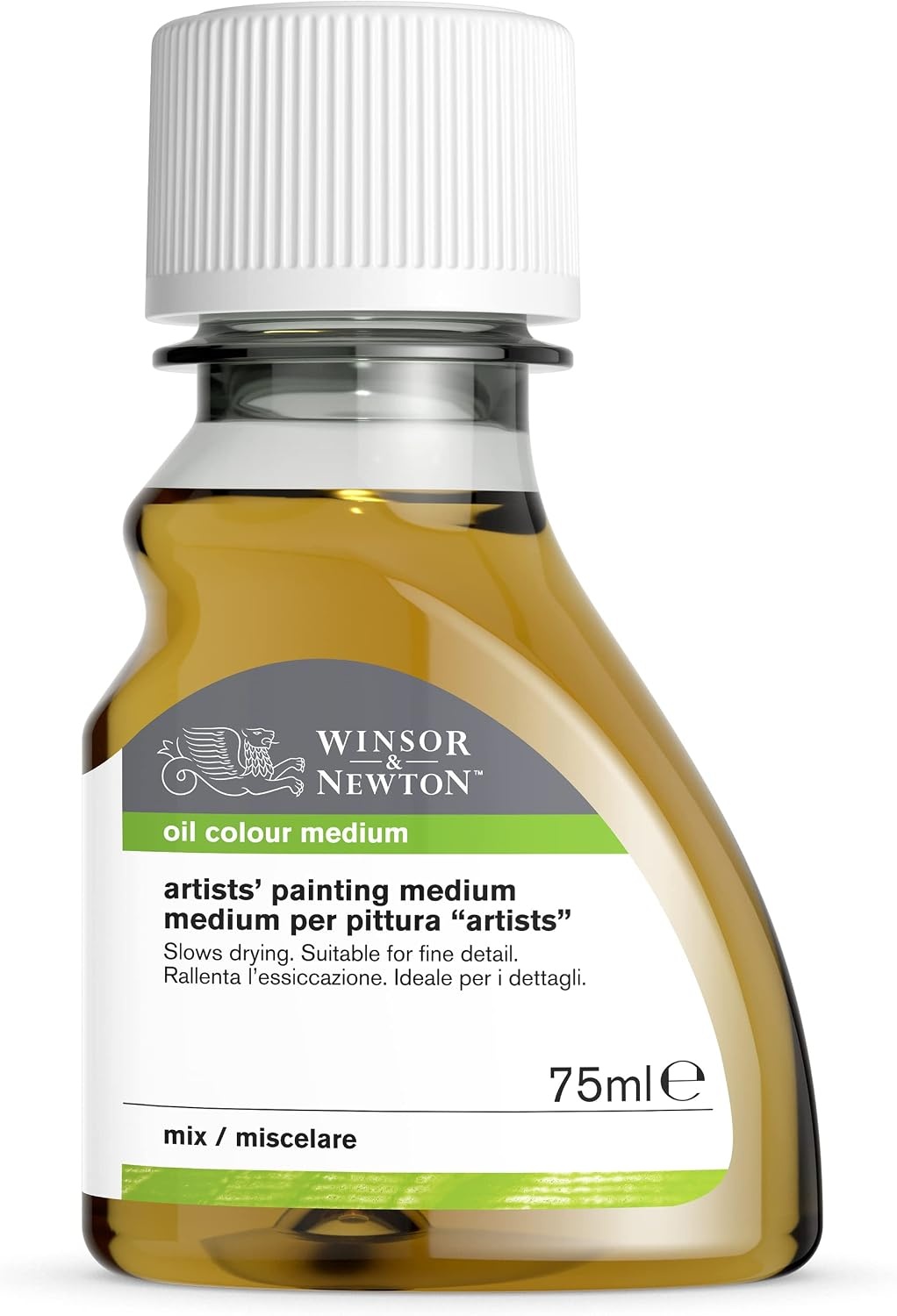 image:imageWinsor amp Newton Cold Pressed Linseed Oil 250ml 84oz BottlePainting Medium
