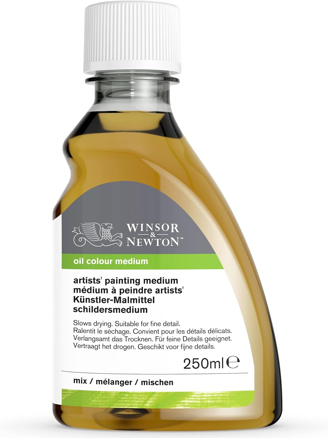 image:imageWinsor amp Newton Cold Pressed Linseed Oil 250ml 84oz BottlePainting Medium