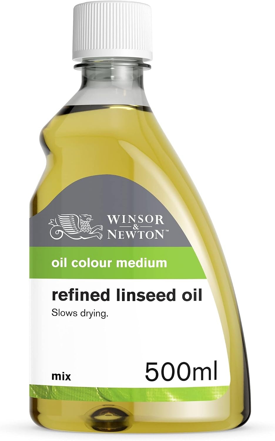 image:imageWinsor amp Newton Cold Pressed Linseed Oil 250ml 84oz BottleRefined Linseed Oil