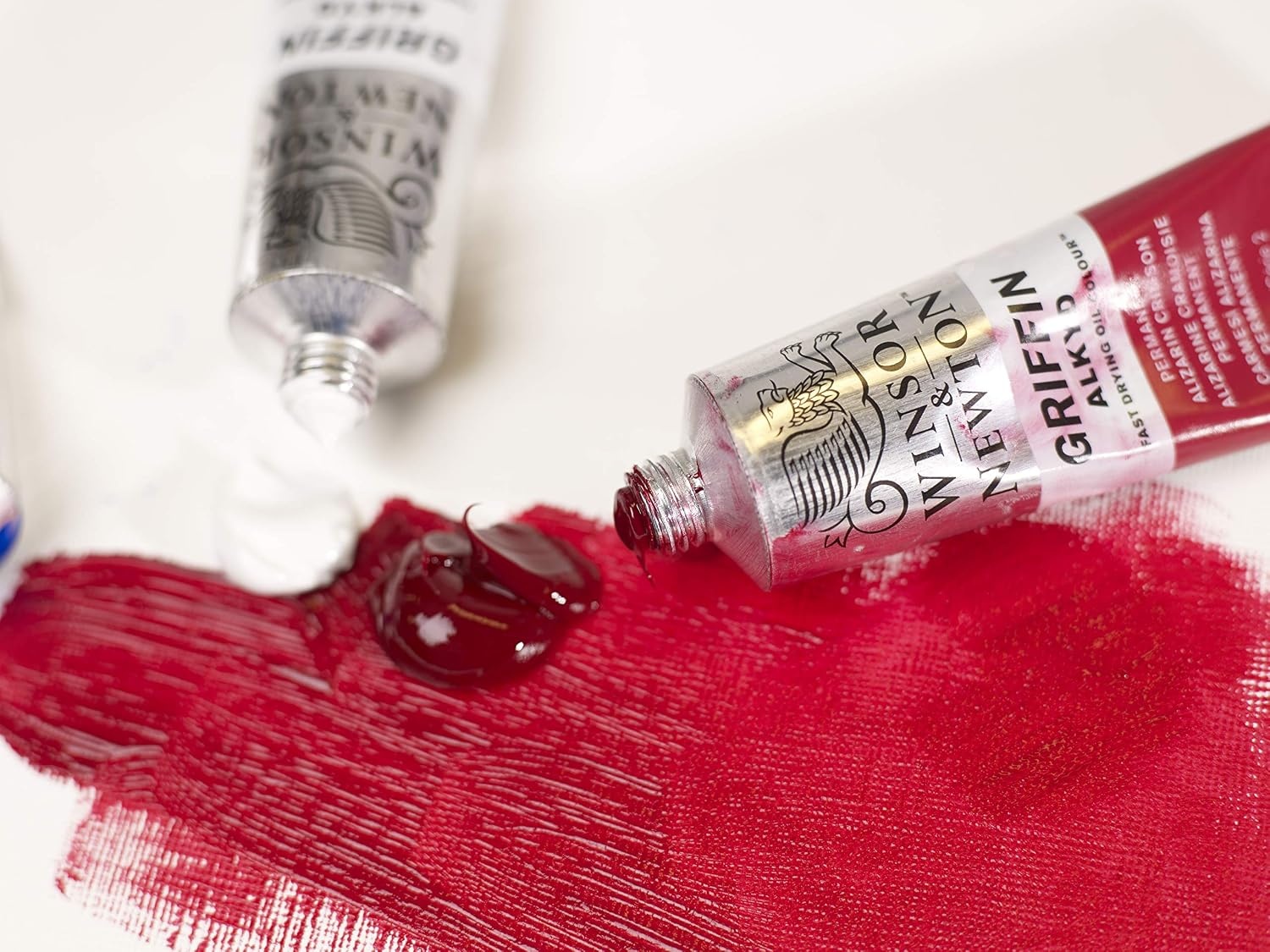 image:imageWinsor amp Newton Griffin Alkyd Fast Drying Oil Paint Perm Alizarin CrimsonNaples Yellow Hue