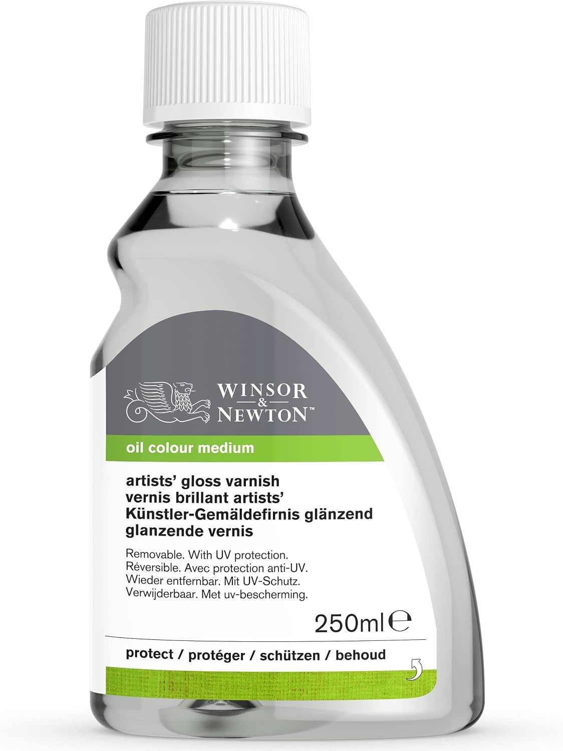 image:imageWinsor amp Newton Professional Artists Gloss Varnish 250ml BottleGloss Varnish